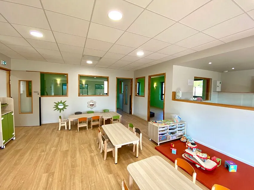 Intérieur de la crèche Saverglass