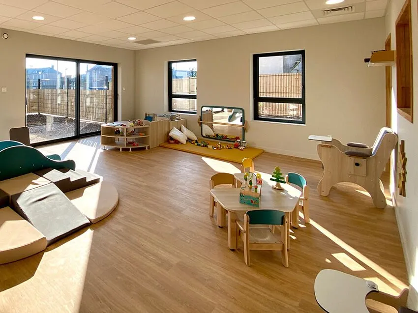 Salle de jeux de la crèche Saverglass