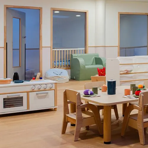 Salle de vie crèche Marie