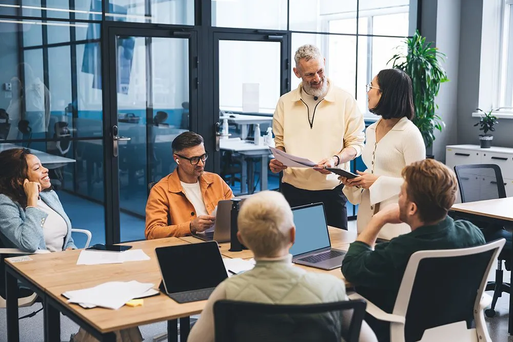 Salariés en réunion